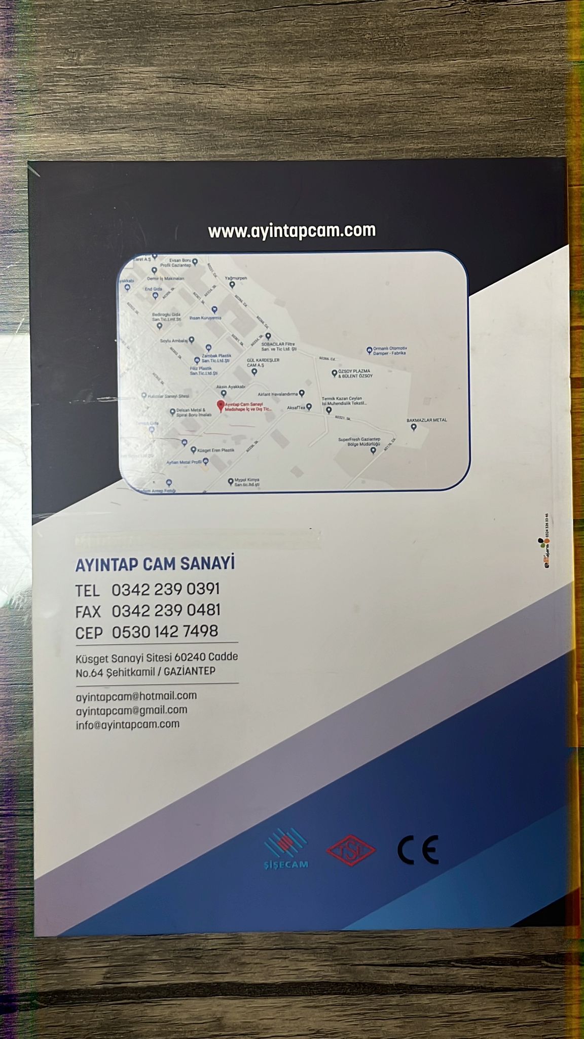 AYINTAP CAM SANAYİ LTD ŞTİ