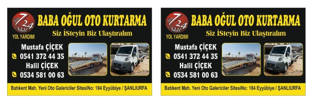 05413724435 Şanlıurfa Baba Oğul Oto Kurtarma 05345810063