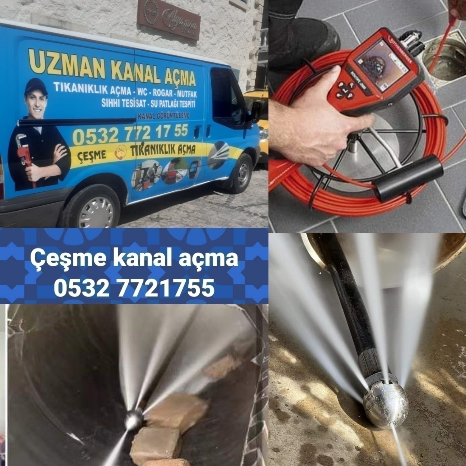 Çeşme Alaçatı Kanal Tıkanıklığı Açma